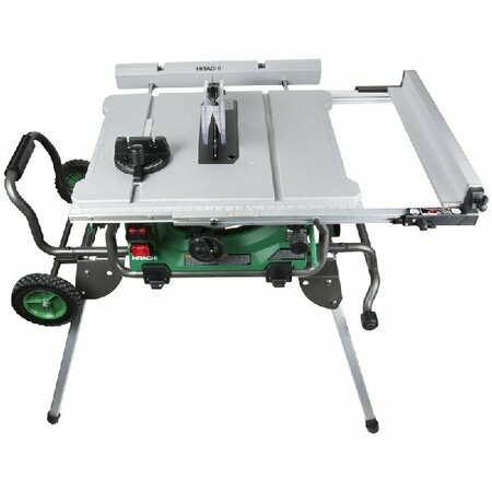 METABO HPT C10RJSM Table Saw, 120 VAC, 15 A, 10 in Dia Blade, 5/8 in Arbor, 35 in Rip Capacity Right C10RJ